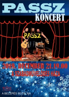 A Passz együttes ad koncertet szombaton A Szabadművelődés Házában